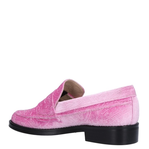 MR by Man Repeller Pink Suede Paisley Loafers 36 - Picture 4 of 11
